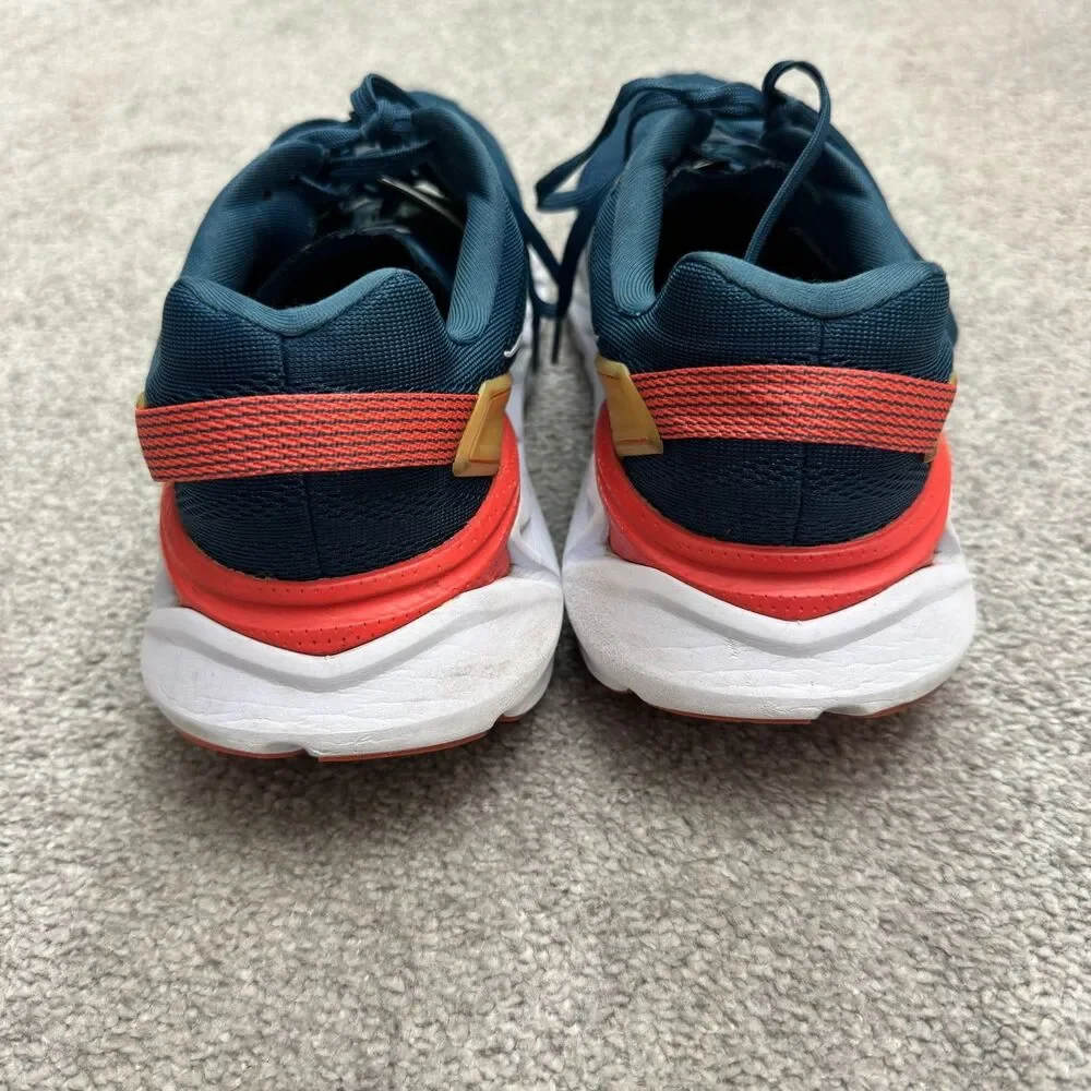 Hoka One One Elevon 2 Womens Size 10.5 Blue Red Profly Running Sneaker Low Top